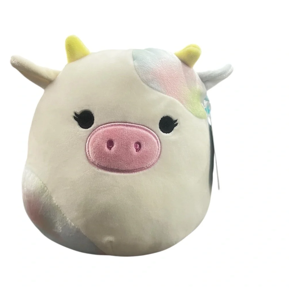 Squishmallows Candess the cow with multicolor spots Kelly toy 8 inch - Picture 3 of 6